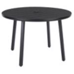 HTMS42LM Dining Table, Round, Metal, Black