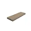 Enhance Naturals HY010616E2S01 Square-Edge Decking Board, 16 ft L, 6 in W, 1 in T, Thermoplastic/Wood, Honey Grove