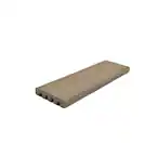 Enhance Naturals HY010620E2S01 Square-Edge Decking Board, 20 ft L, 6 in W, 1 in T, Thermoplastic/Wood, Honey Grove