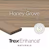 Enhance Naturals HY011212E2S01 Square-Edge Fascia Board, 12 ft L, 12 in W, 1 in T, Thermoplastic/Wood, Honey Grove
