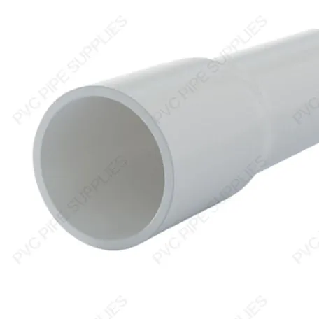 SDR Series 27607 DWV Pipe, 4 in, 20 ft L, PVC, White