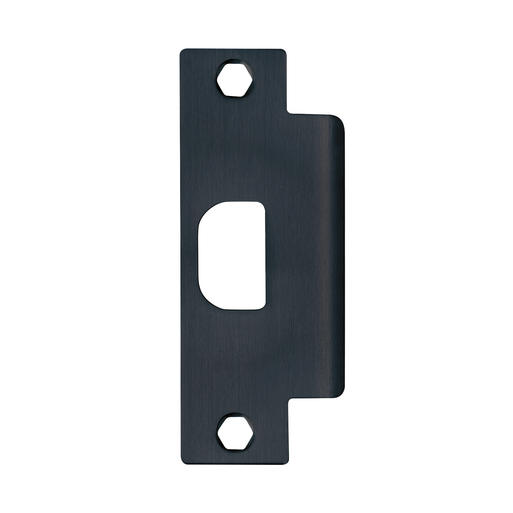 CL102907 Strike Plate, 4-7/8 in L, 1-1/4 in W, Steel, Matte