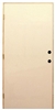 36 in x 80 in, Flush, Steel, Primed, Exterior Prehung Door, Right Hand, Yellow Zinc Hinges, TDI, Fire Rated