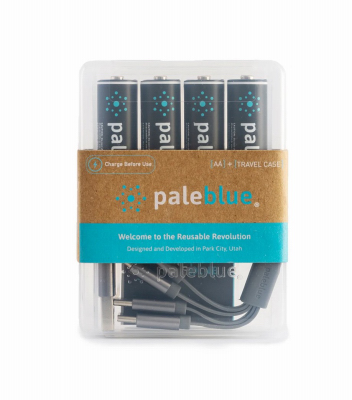 Rechargeable AA Batteries, USB Cable, 4-Pk.