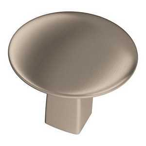 BP55362G10 Riva Cabinet Knob, 1-1/4 in, Satin Nickel
