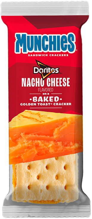 575 Sandwich Cracker, Nacho Cheese, 1.38 oz, Bag