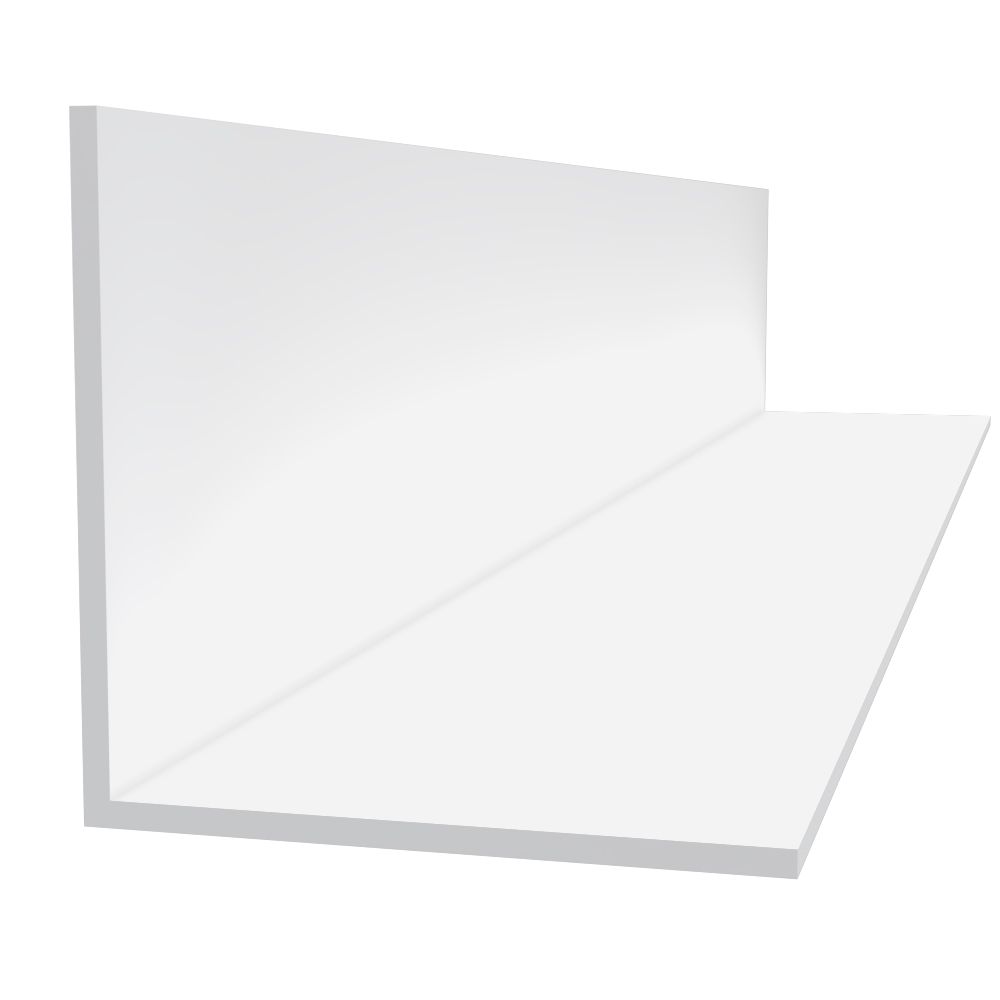 TCT12LOC10 PVC Large Outside Corner Trim, 2 in Width x 10 ft Length, White