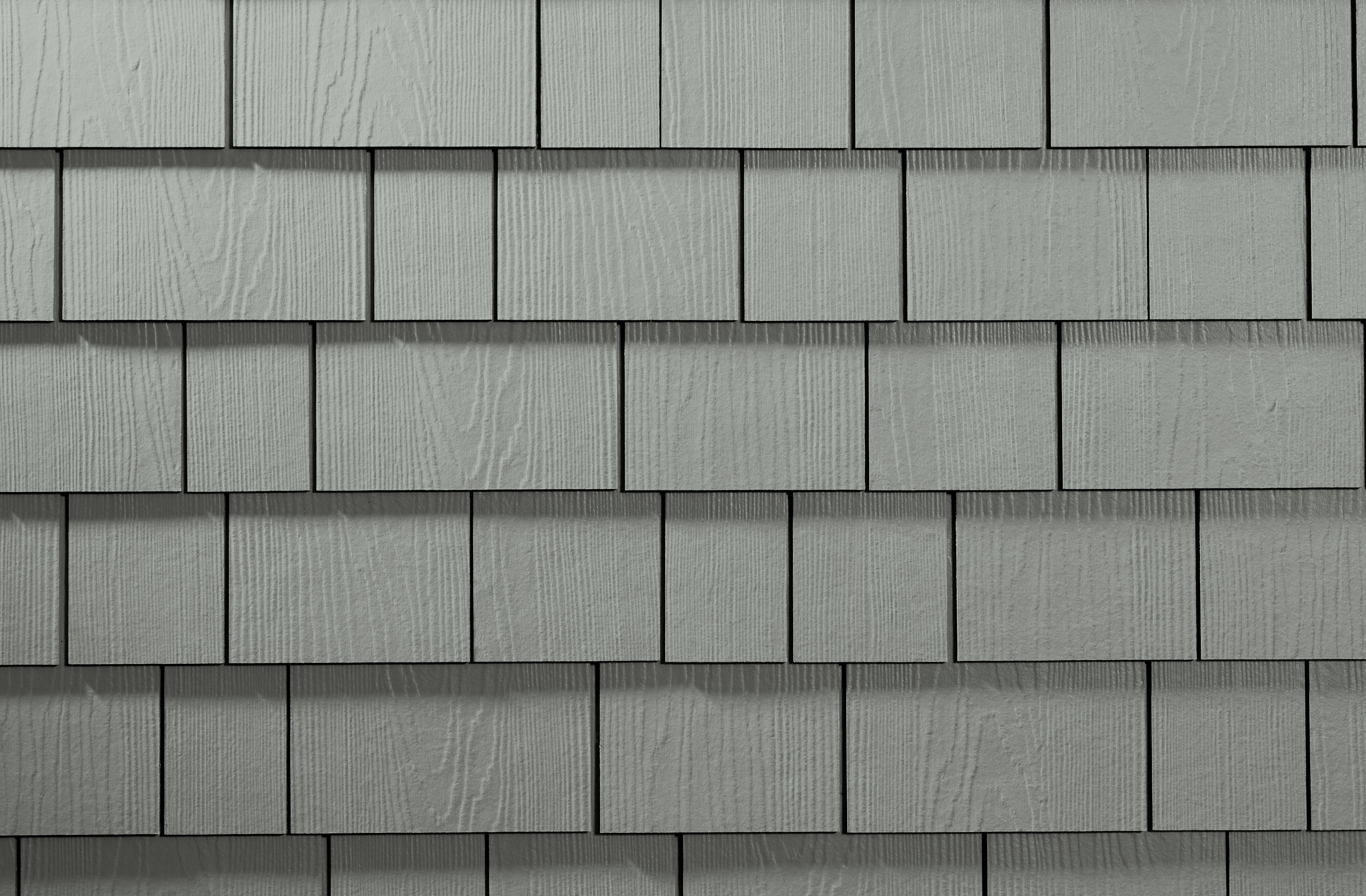 Primed Hardie® Shingle HZ10 1/4 in x 16 in x 48 in Fiber Cement Straight Edge Shingle Panel