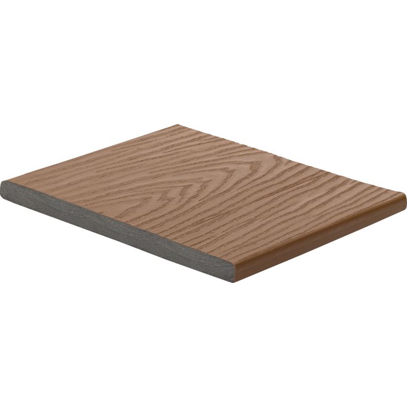 Select SD011212SS01 Fascia Deck Board, 12 ft L, 12 in W, 1 in T, Saddle