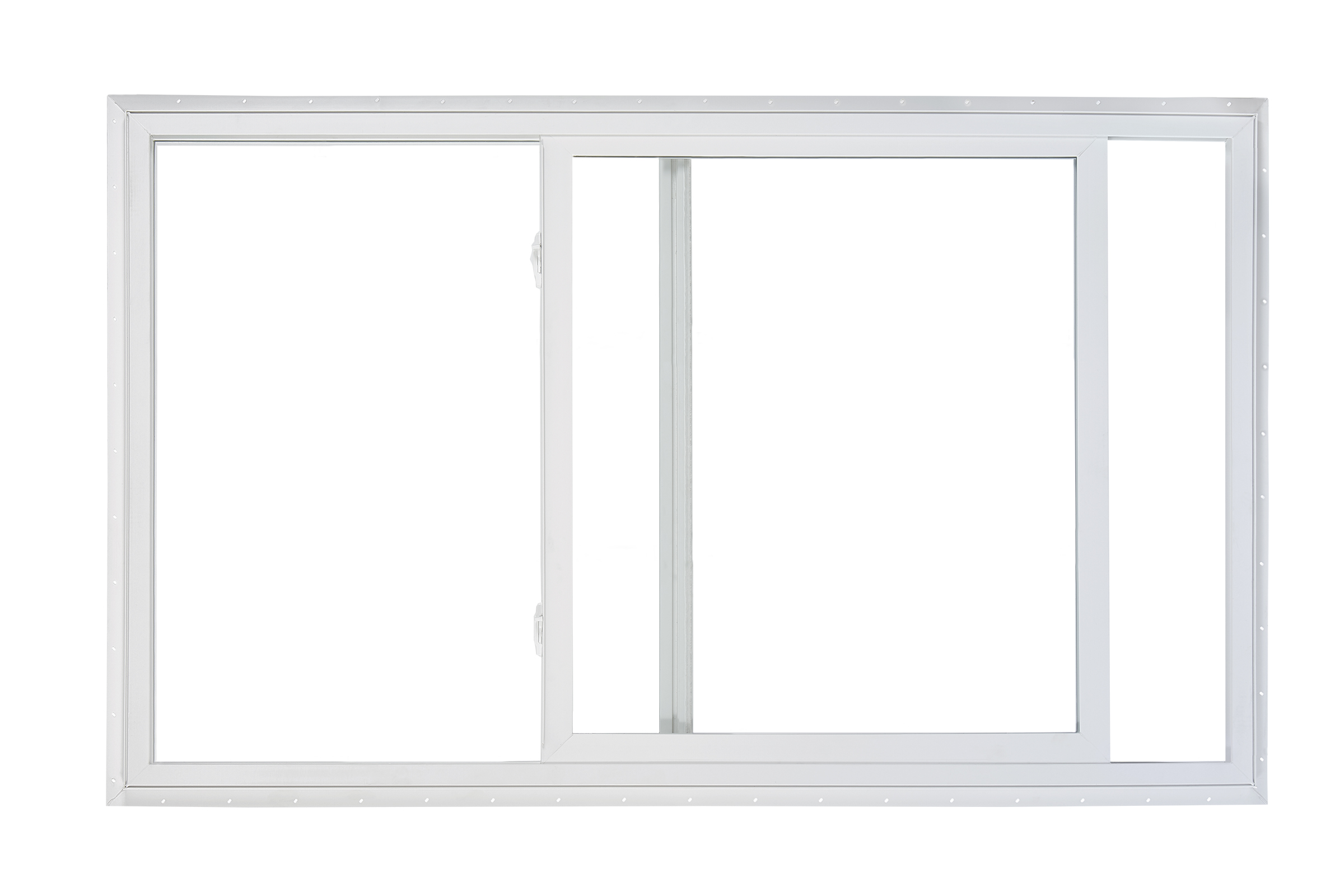 2020 5700 Series Insulated Low-E 366 Glass 1/1 White Horizontal Slider Window, Vinyl