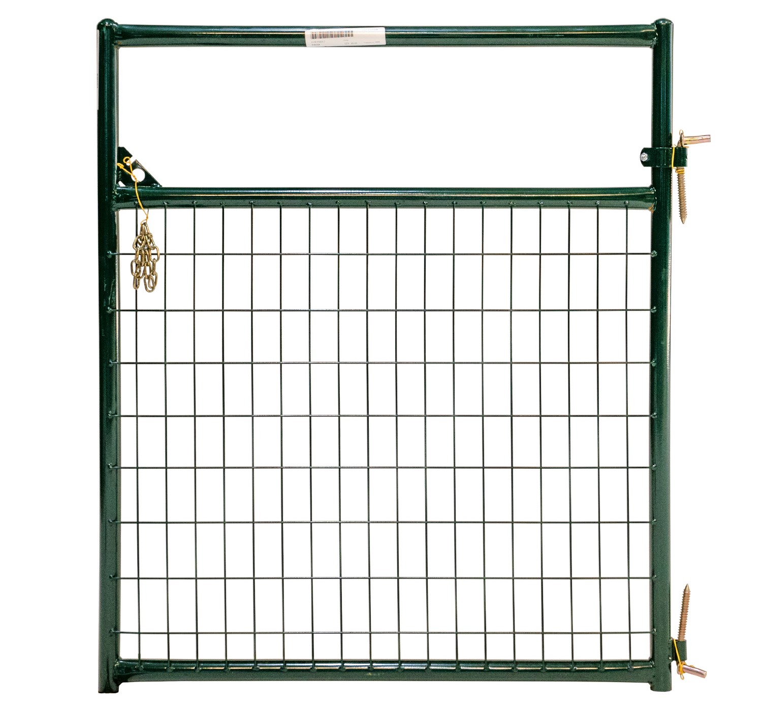 RWG04GN Series Wire-Filled Economy Gate, Green, 4 ft W Gate, 50-1/2 in H Gate, 20 ga Frame Tube/Channel
