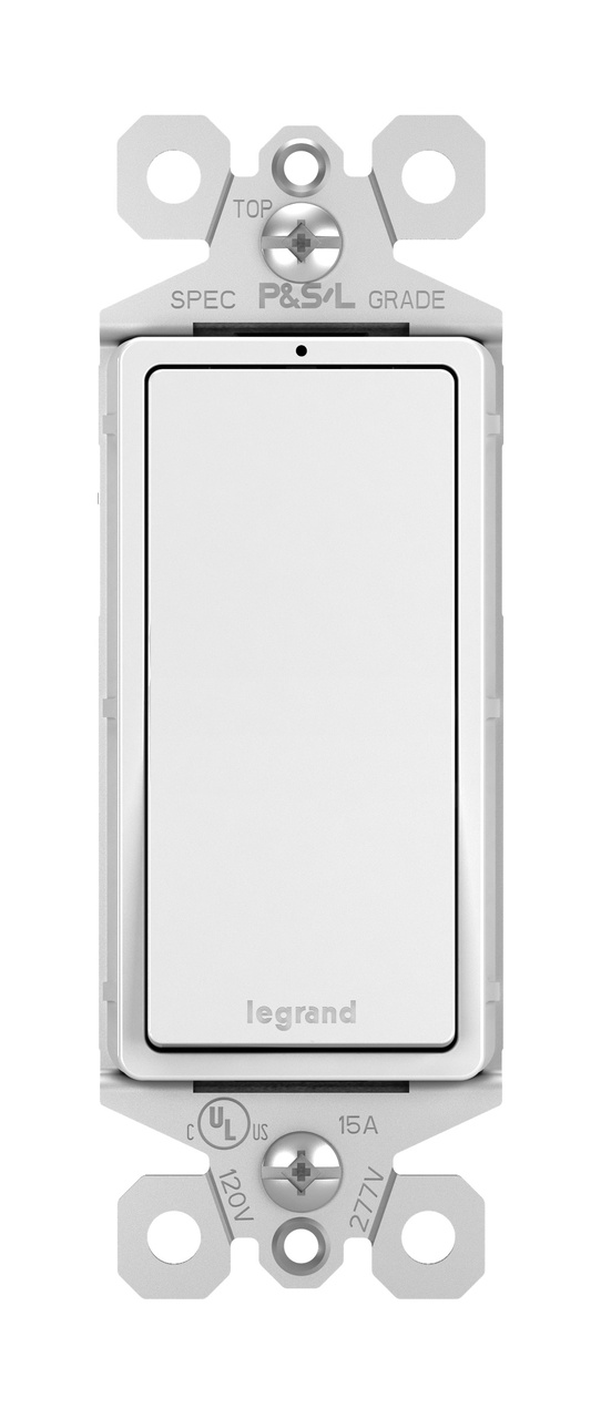 radiant TM870WSLCC10 Paddle Switch with Locator Light, 15 A, 120/277 VAC, White