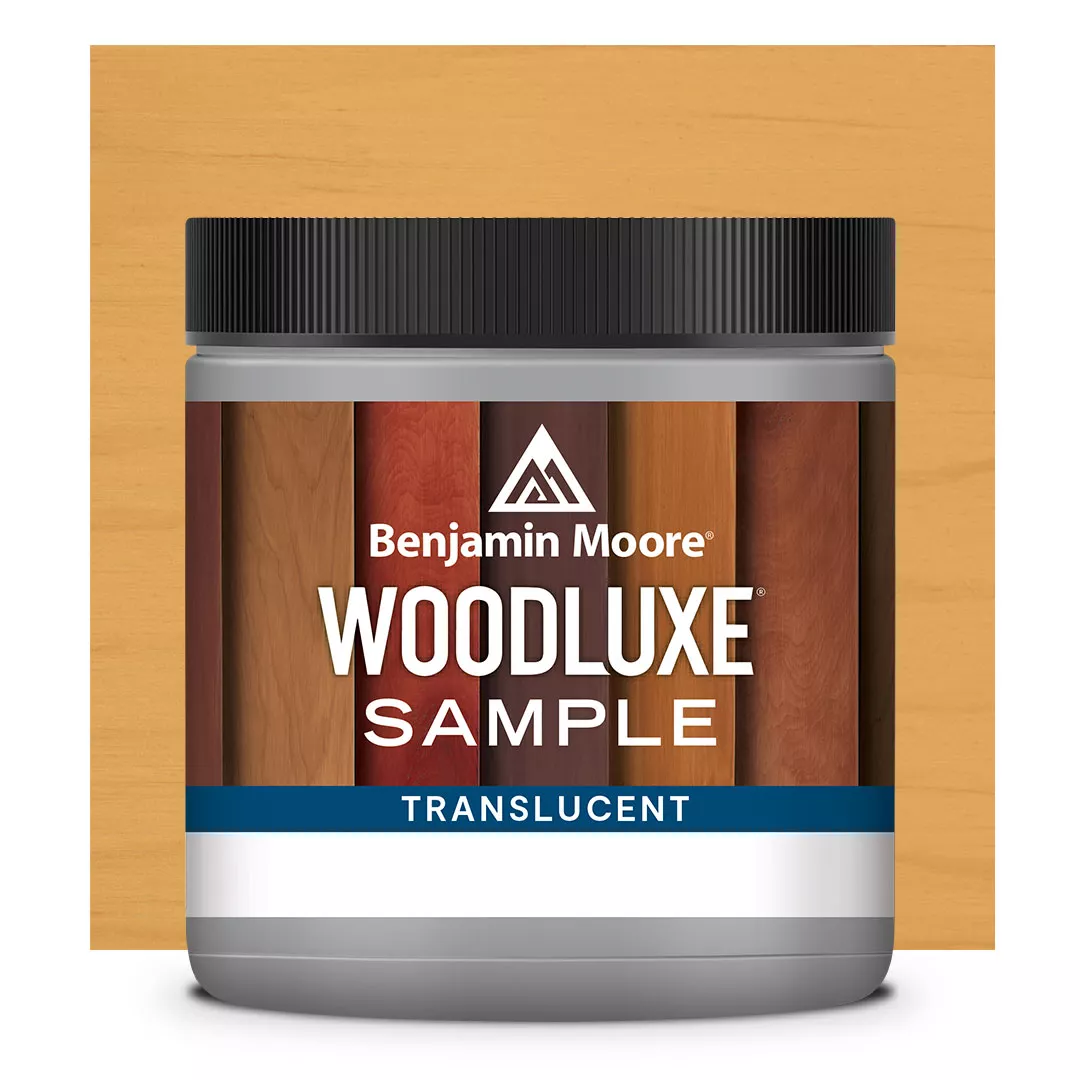 Woodluxe 069110-006 Water-Based Waterproofing Stain + Sealer Sample, Natural, 1/2 Pint sample