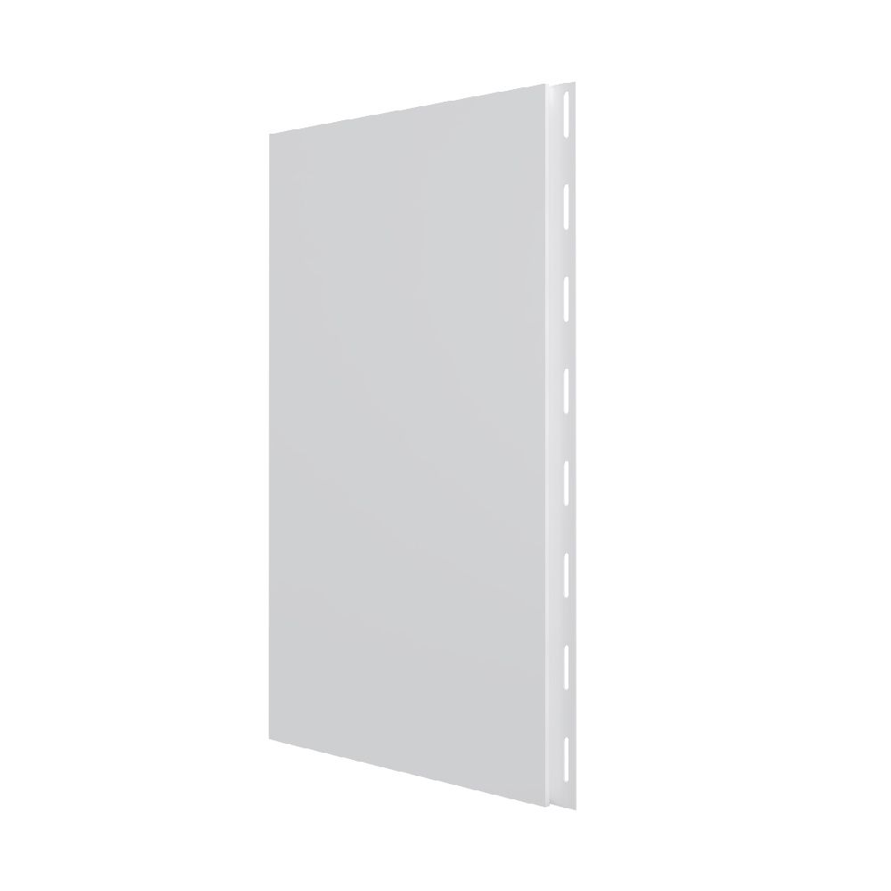 TC1608 Wall&CeilingBoard PVC Panels, 8 ft Length x 16 in Width x 1/2 in Thickness, White