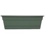 Dura Cotta Series DCBT24-41 Window Box Planter, 5-3/4 in H, 7-1/2 in W, 24 in D, Rectangular, Plastic, Basil