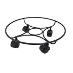 7035929 Planter Caddie, 13 in OAW, 4-1/2 in OAH, Steel Shelf, Black Shelf