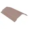 CE4932148 Ridge Cap, 29 Gauge, 10-1/2 ft L, Galvalume Steel, Brown