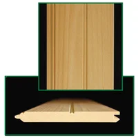1 in x 6 in x 16 ft SPF No2.KD.BEAD-C Siding Boards, 16 ft L Nominal, 6 in W Nominal, 1 in Thick Nominal, WP4, Reversible