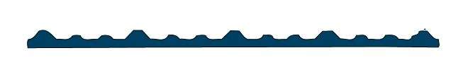 6451799 Classic Rib Inside Closure Strip, 36 in L, 1 in W, 1-1/2 in H, Polyethylene Foam, Dark Gray