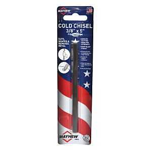 10302 Cold Chisel, 3/8 in Tip, 7-3/4 in OAL, Steel Blade
