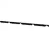 Union Corrugating MasterRib Series AC-CS-0105-022 Outside Closure Strip, 36 in L, 1 in W, Foam, Gray