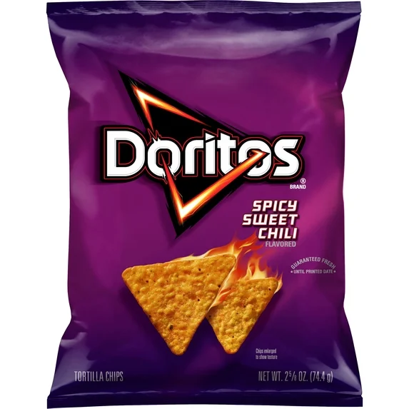 028400770699 Tortilla Chips, Spicy Sweet Chili, 2.62 oz Bag