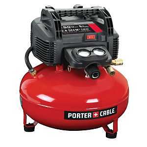 PXCM2002 Portable Air Compressor, 6 gal Tank, 0.8 hp, 120 V, 150 psi Pressure, 2-Stage, 2.6 scfm Air