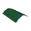 CE4932358 Ridge Cap, 29 Gauge, 10-1/2 ft L, Galvalume Steel, Hunter Green