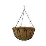 7035861 Hanging Basket, Round, Steel, Black