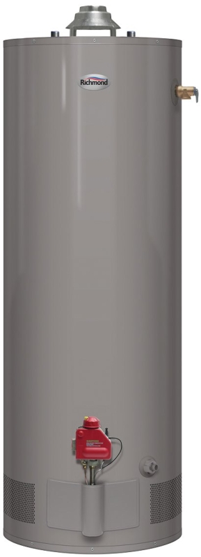 Essential 6G50-36PF3 Gas Water Heater, Liquid Propane, 50 gal Tank, 85 gph, 36000 Btu/hr BTU