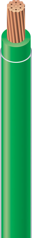 112-4205J 500 ft. Building Wire, THHN Stranded, 6/1, Green