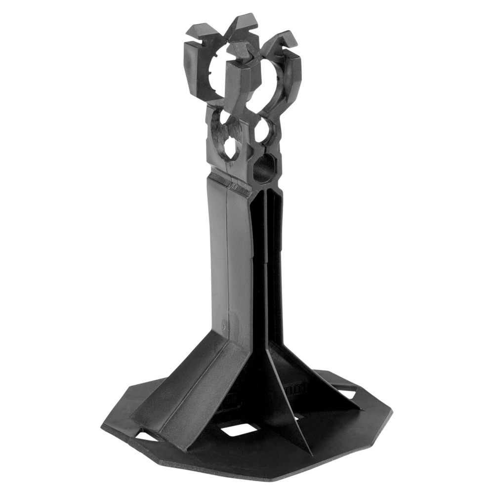 Grip-Rite Intersectional Rebar High Chair, 3 in H, Plastic, 2-Seat