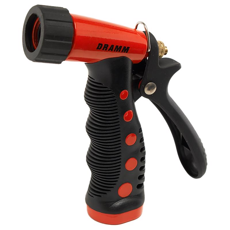 10-12720 Adjustable Spray Nozzle, Brass/Rubber/Zinc, Red