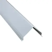 5593541 Corner Outside Trim Flashing, 10 ft 2 in L, 26 ga, Steel, Galvanized, Silver