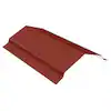 CE4932478 Ridge Cap, 29 Gauge, 10-1/2 ft L, Galvalume Steel, Rustic Red