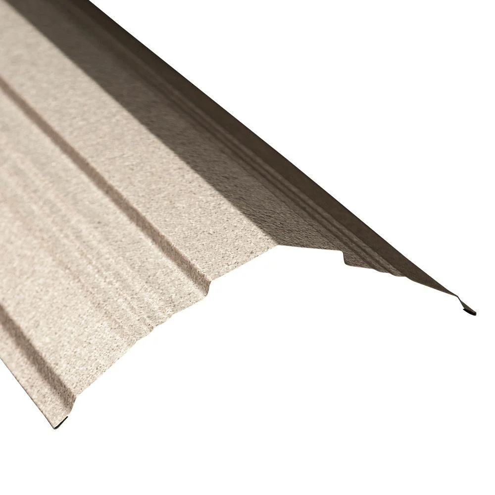 4202341 Ridge Cap, 10-1/2 ft L, 14 in W, 29 gauge, Universal, Galvalume, Silver