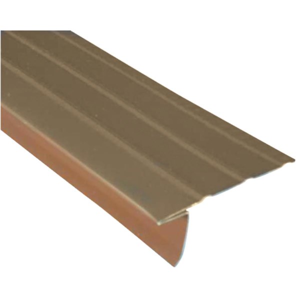 PrimeSource REGD238TAN Drip Edge, 2-1/4 in W, 1-3/4 in H, 10 ft L, Steel, 32 gauge, Style-D, Tan