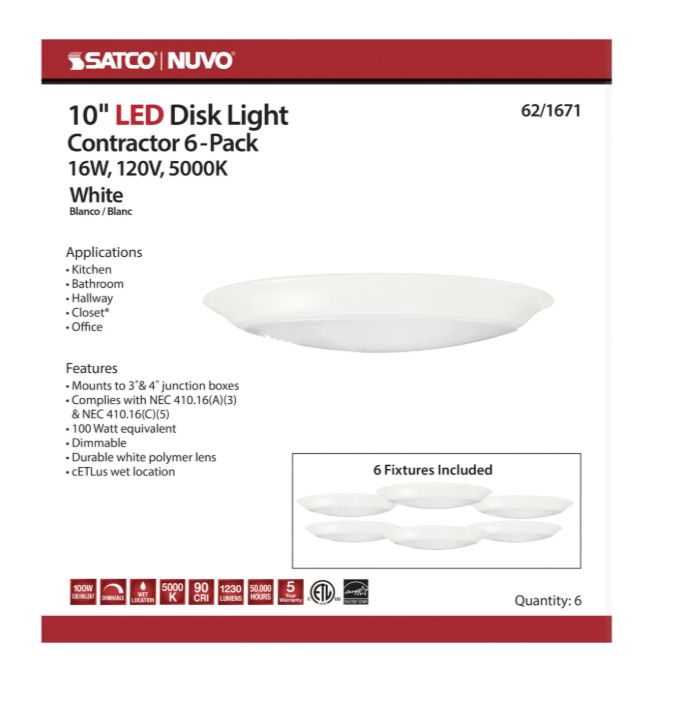 Nuvo Lighting 62-1671