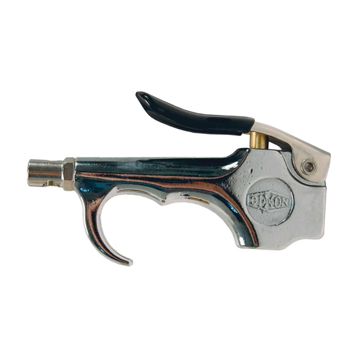 Blow Gun With Safety Tip, 1/4 in Inlet Connection, 1/8 in Outlet, Ergonomic Trigger, Zinc