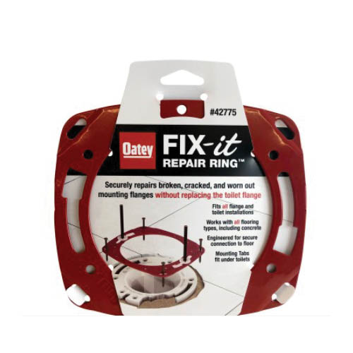 Oatey 42775 Fix-it Flange Repair Ring, Steel, Red, Painted, For: All Flange and Toilet Installations thumbnail 4