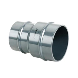 AIRPIPE USA #7621 - 80 mm to 63 mm Pipe (3in to 2-1/2in) Reducing Connector - Includes (2) Union Connectors for assembly