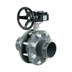 AIRPIPE USA #A051 - 200 mm (8in) Butterfly Valve (Locking) (Pre-assembled with Flanges)