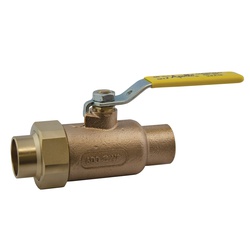 1 APOLLO 70-405-10-14-AC2 BRZ SINGLE UNION END SWT BALL VALVE (LOOSE ASSY, PKG & SEAL BULK)