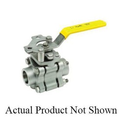 1" APOLLO 86A-205-15 SS 3PC SW BALL VALVE 1500 CWP W/ ROUND HANDLE