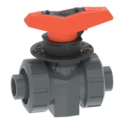 1/2 - GF S-80 PVC TYPE 523 METERING VALVE (SOCKET or THRD NPT) PVC/FKM(VITON)
