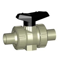 20mm (1/2 in) - 546 TU BALL VLV PP/EPDM BUTT or SOCKET (GF - PROGEF STD) #167546442