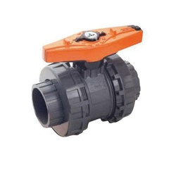 4 IPEX CPVC VENTED BALL VALVE VXEBC211-V #353075 (SLIP ENDS) TRUE UNION STYLE W/ ALL PTFE SEATS & VITON O-RING