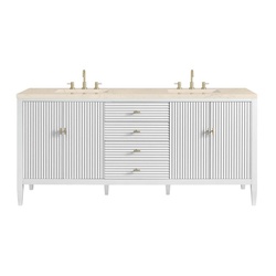 James Martin Vanities 485-V72-BW-3EMR