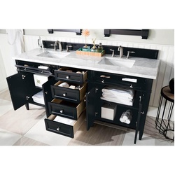 James Martin Vanities 650-V72-BKO-3CAR JAM650V72BKO3CAR