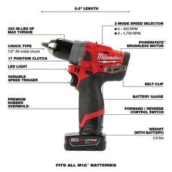 Milwaukee® 2503-22 MIL250322